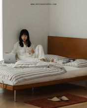 Load image into Gallery viewer, Hera Steel Legs with Headboard Bed