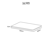 Load image into Gallery viewer, Latex Natural Coconut Dual Firmness Baby Cot Mattress