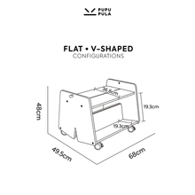 Load image into Gallery viewer, Little Pants Mobile Bookshelf