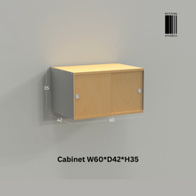Load image into Gallery viewer, Mitten Alu Birch wood Wall Rack