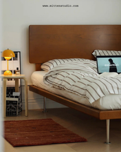 Load image into Gallery viewer, Hera Steel Legs with Headboard Bed