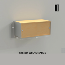 Load image into Gallery viewer, Mitten Alu Birch wood Wall Rack