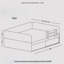 Load image into Gallery viewer, Luna Storage Bed