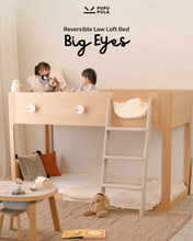 Load image into Gallery viewer, Big Eyes Reversible Low Loft Bed