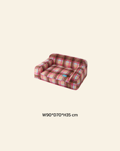 Load image into Gallery viewer, Plaid Pet Sofa