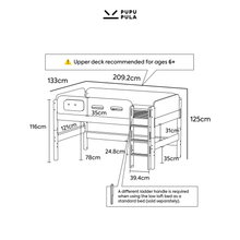 Load image into Gallery viewer, Steady Low Loft Bed
