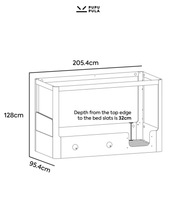 Load image into Gallery viewer, Big Eyes Reversible Low Loft Bed