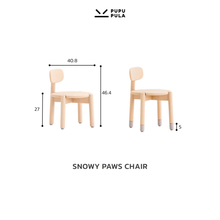Load image into Gallery viewer, Snowy Paws Adjustable Play Table & Chair