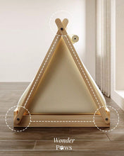 Load image into Gallery viewer, Wooden Tent Pet Sofa