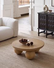 Load image into Gallery viewer, Wooden Ball Tea Table