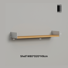 Load image into Gallery viewer, Mitten Alu Birch wood Wall Rack