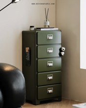 Load image into Gallery viewer, Moma 5 Drawer Tall Cabinet (Metal)