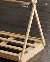 Load image into Gallery viewer, Wooden Tent Pet Sofa