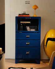 Load image into Gallery viewer, Moma Mini Cabinet With Glass Storage (Metal)