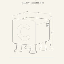 Load image into Gallery viewer, Alphabet Nightstand