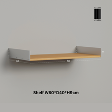 Load image into Gallery viewer, Mitten Alu Birch wood Wall Rack