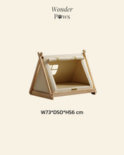 Load image into Gallery viewer, Wooden Tent Pet Sofa