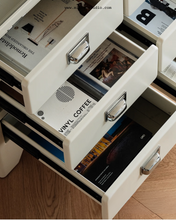 Load image into Gallery viewer, Moma Cabinet with Glass Storage (Metal)