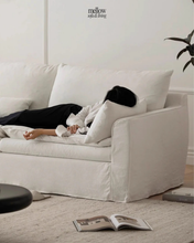 Load image into Gallery viewer, Linen sofa
