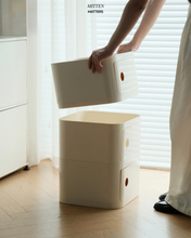 Load image into Gallery viewer, Square Bedside Cabinet