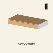 Load image into Gallery viewer, Mitten Alu Teak Wall Rack