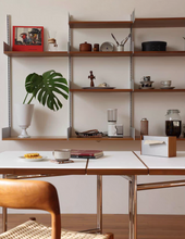 Load image into Gallery viewer, Mitten Alu Teak Wall Rack