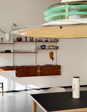 Load image into Gallery viewer, Mitten Alu Teak Wall Rack