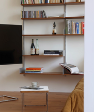 Load image into Gallery viewer, Mitten Alu Teak Wall Rack
