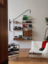 Load image into Gallery viewer, Mitten Alu Teak Wall Rack