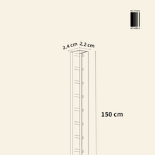 Load image into Gallery viewer, Mitten Alu Teak Wall Rack