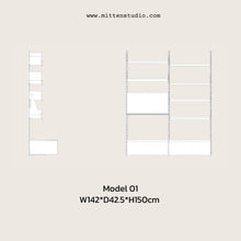 Load image into Gallery viewer, Mitten Steel Wall Rack
