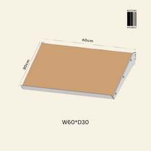 Load image into Gallery viewer, Mitten Alu Teak Wall Rack