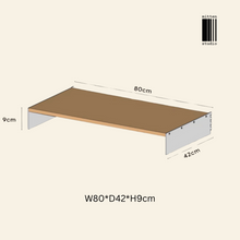 Load image into Gallery viewer, Mitten Alu Teak Wall Rack