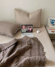 Load image into Gallery viewer, Miniheeee Ruffled Bedspread 100% Cotton
