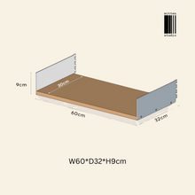 Load image into Gallery viewer, Mitten Alu Teak Wall Rack