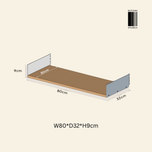 Load image into Gallery viewer, Mitten Alu Teak Wall Rack