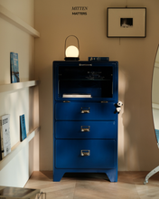 Load image into Gallery viewer, Moma Mini Cabinet With Glass Storage (Metal)
