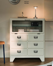 Load image into Gallery viewer, Moma Cabinet with Glass Storage (Metal)
