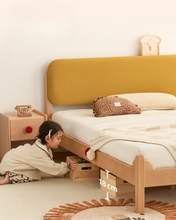 Load image into Gallery viewer, Four Clover Soft Headboard Bed
