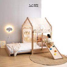 Load image into Gallery viewer, Wild Tent House Convertible Montessori Floor Bed
