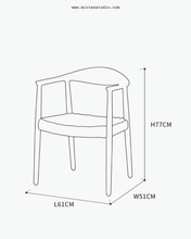 Load image into Gallery viewer, Kennedy Chair  Handwoven

