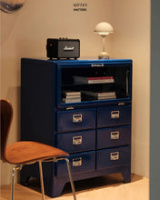 Load image into Gallery viewer, Moma Cabinet with Glass Storage (Metal)
