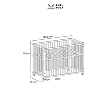 Load image into Gallery viewer, Kick It! 4-in-1 Baby Cot
