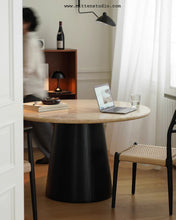 Load image into Gallery viewer, Soma Travertine Dining Table
