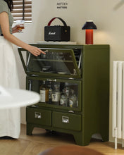 Load image into Gallery viewer, Moma Cabinet with Glass Storage (Metal)
