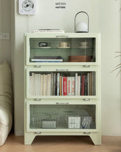 Load image into Gallery viewer, Moma Cabinet with Glass Storage (Metal)
