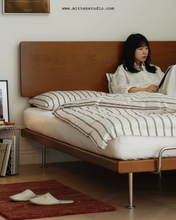 Load image into Gallery viewer, Hera Steel Legs with Headboard Bed
