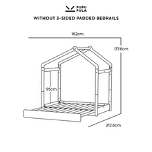 Load image into Gallery viewer, Wild Tent House Convertible Montessori Floor Bed
