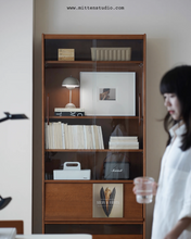 Load image into Gallery viewer, Ellee Glass Door Bookcase
