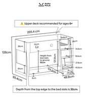 Load image into Gallery viewer, Big Eyes Reversible Low Loft Bed
